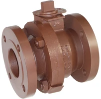 Series F Ductile Iron Flanged End Floating Ball Valve ANSI Class 125, 150